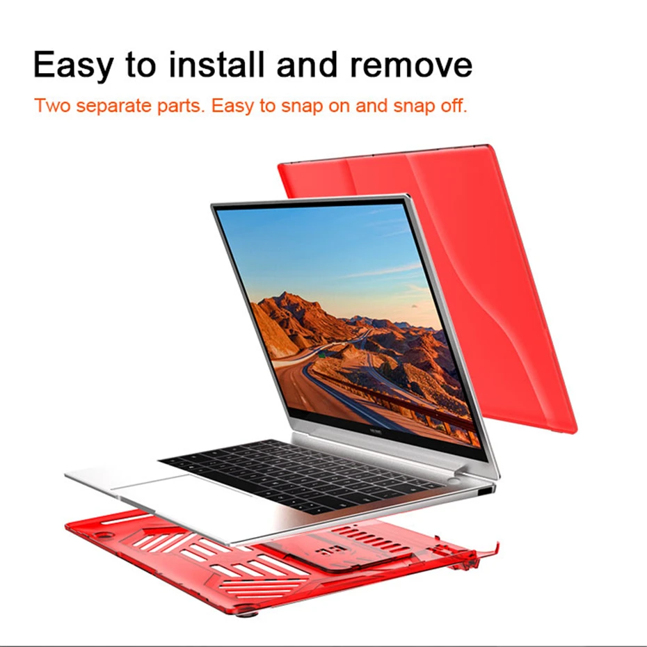 Однотонный чехол для ноутбука Huawei Matebook X Pro 13 9 дюйма 2019 переносной с ручкой