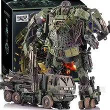 Горячая Распродажа лидер гончий большой размер 20 см Weijiang модель TF Трансформация Робот Оптимус сплав и ABS