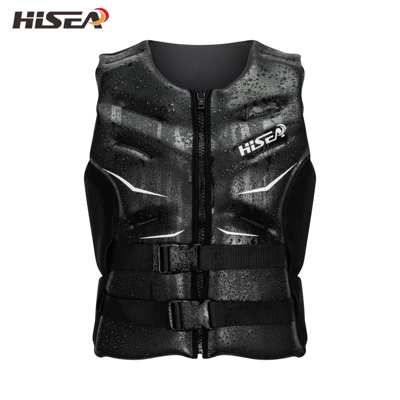 Hisea Men Women Professional Life Jacket Vest Neoprene Swimming Surfing Children