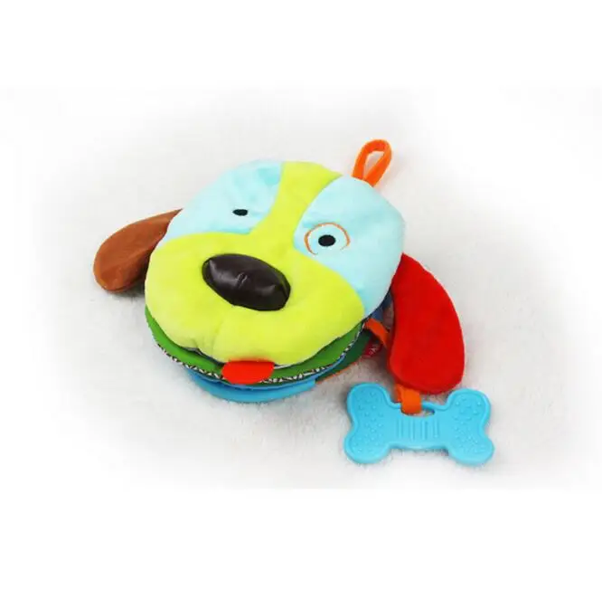 Baby Toys Mother-to-Child Interaction Soothing Toys Cute Elephant Animal Puppet Cloth Book