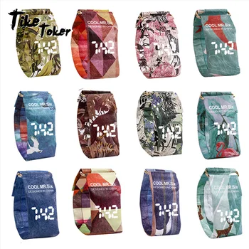 

Paper Watch LED Waterproof Clock Tyvek Paper Strap Digital Watches Sport Watch Relogio feminino / montre femme / reloj mujer