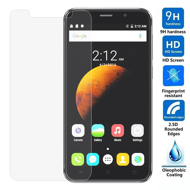 

For Elephone C1X Tempered Glass Original 9H Front Cover Protective Film Explosion-proof LCD Screen Protector For Elephone C1X