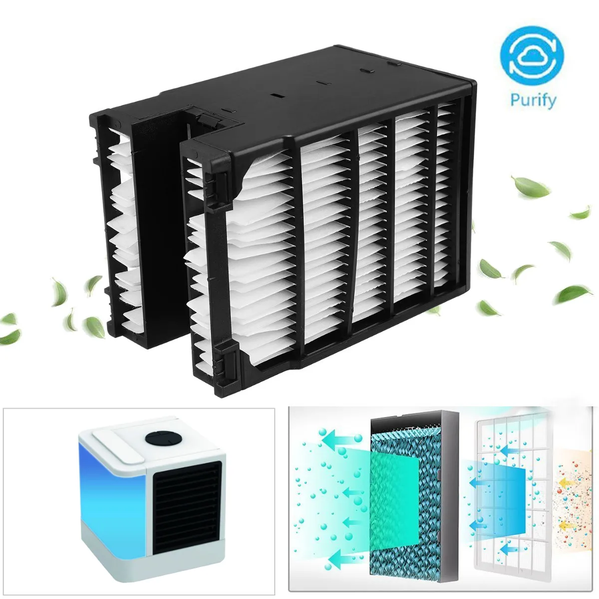 24PCS Arctic Air Personal Space Cooler As Seen Cool Replacement Filter