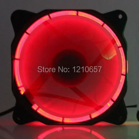 1 шт. 12В 3Pin 4Pin 120 мм вентилятор Eclipse LED красный для компьютера ПК корпус