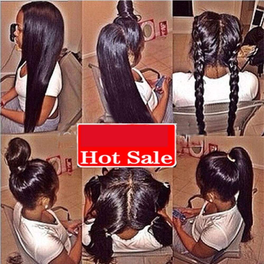 

Brazilian Virgin Hair Straight 3Pcs/lot Unprocessed 6A Human Hair Extension Thick Bundles Beauty Forever Hair 100G/PCS