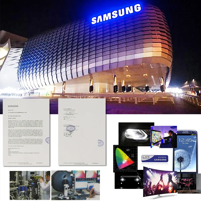 HLXG с SAMSUNG H4 светодио дный H7 4 стороны 9005/HB3 Hb4 H11 H8 H1 авто фары лампы 10000LM 6500 К