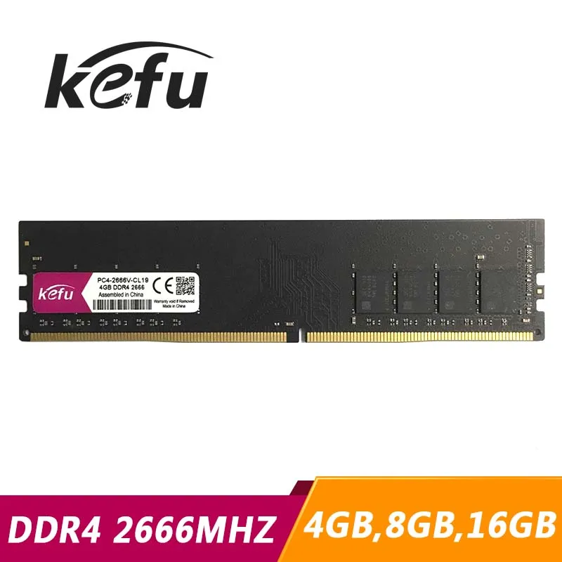 Оперативная память KEFU DDR4 4 ГБ 8 16 Память PC4 2666V 2666 ddr4 МГц для настольного компьютера