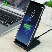 FLOVEME 5V/2A QI Fast Wireless Charger For Samsung Galaxy S8 S7 S6 Edge All Qi-Enabled Devices Charger For iPhone X 8 8 Plus