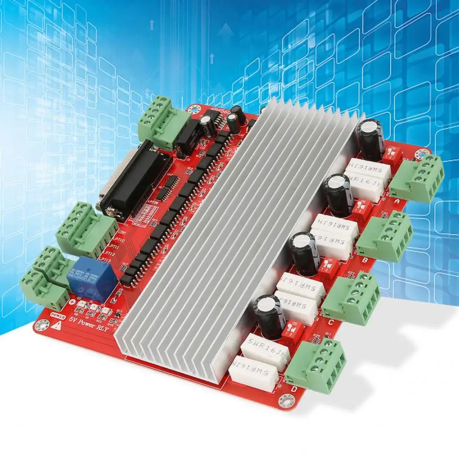 

Step Stepper Motor Driver 4 Axis TB6560 Board CNC Controller Stepper Motor Driver Board for CNC Engraving Router servo driver
