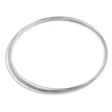 100 петель Memory Wire Ожерелье рукоделие 115 мм диаметр. Изысканные DIY ювелирные изделия делая выводы для Для женщин Для мужчин