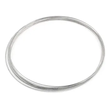 

100Loops Memory Wire Necklace Craft Findings 115mm Dia. Fine DIY Jewelry Fashion Findings Making For Women Men
