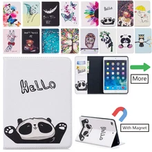 Чехол для ipad mini 1/2/3/4 7,9 дюймов, откидной смарт-чехол-подставка из искусственной кожи с милым рисунком совы, чехол с цветочным рисунком