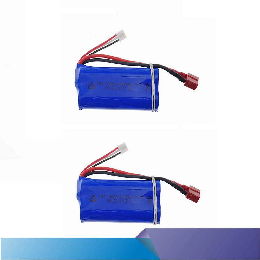 2шт Бесплатная доставка 7 4 V 1500 mAh Lipo батарея wltoys 12423 12428 rc автомобиль для Wltoys 4WD