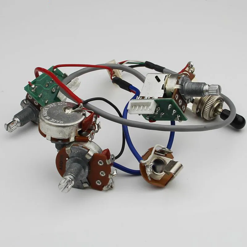 1 Set Lp Sg Chitarra Elettrica Pickup Cablaggio Push Pull Interruttore Potenziometri Per Epi Nessuna Saldatura
