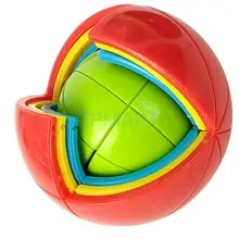 3D интеллект мяч игра-головоломка дети Bulding сферические игрушки Дети Головоломка мяч головоломка Лабиринт обучение головоломка игрушка