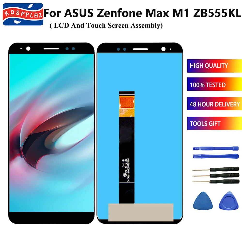 

5.5" For ASUS Zenfone Max M1 ZB555KL LCD Display+ Touch Screen Digitizer Glass Sensor Assembly Replacement ZB555KL LCD +tools