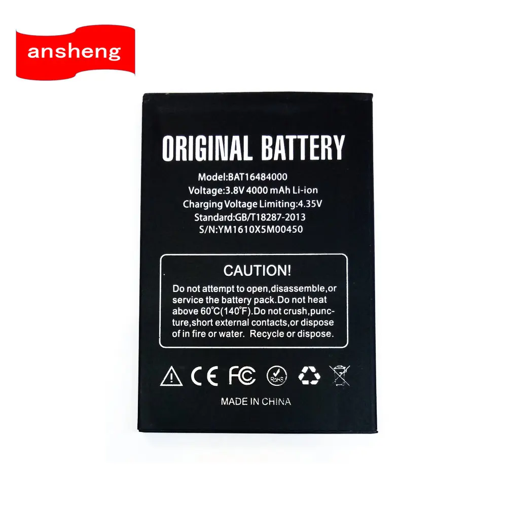 

High Quality BAT16484000 4000mAh battery for DOOGEE X5 MAX x5max Pro Cellphone