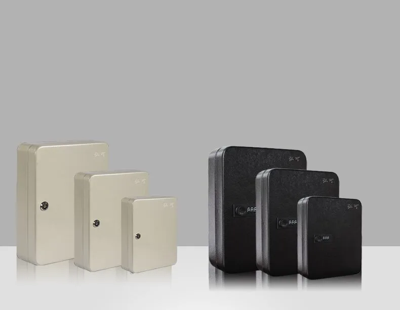 Wall Mounted Key Cabinet Password Lock Security Keybox Storage Box Contains 48 key card For Company Home Office Hanging Car Keys