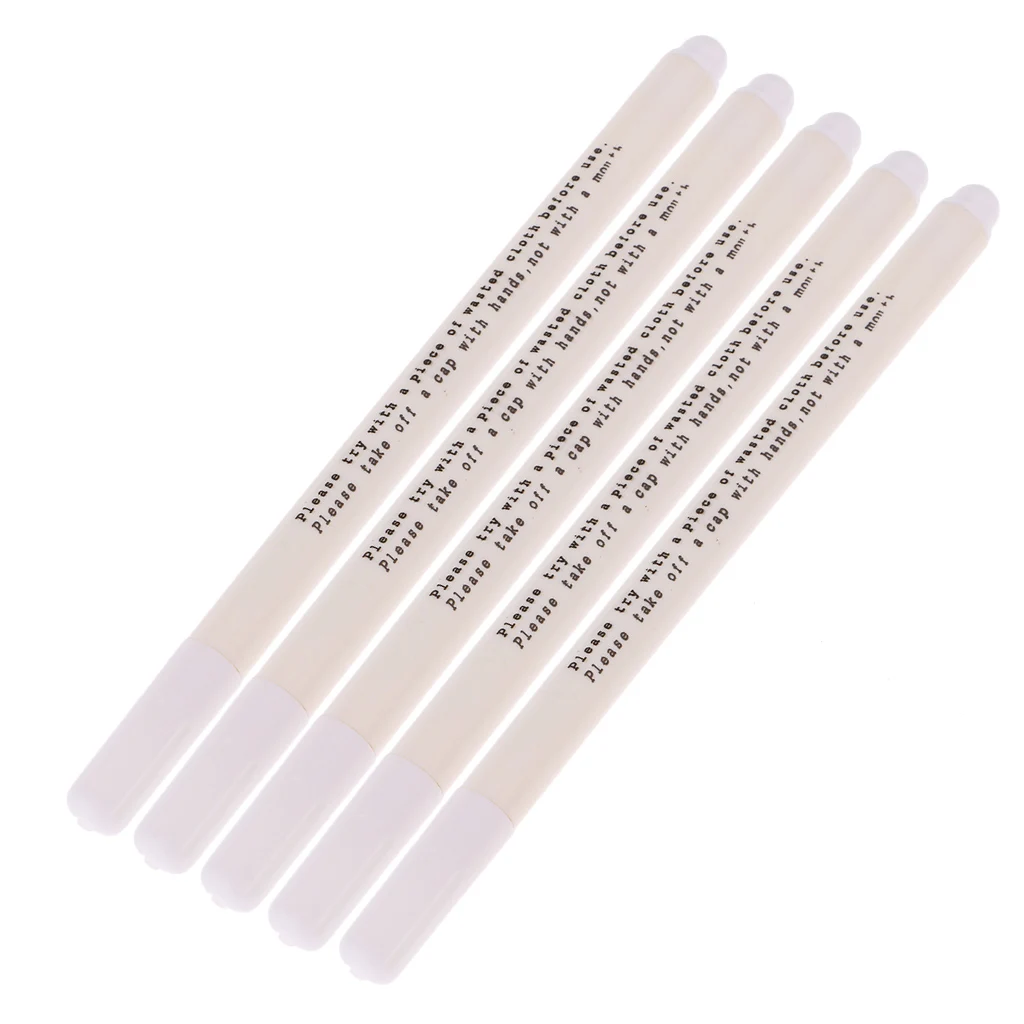 Phenovo 10 Pieces Water Erasable Pen Vanishing Marker Water Soluble Pens For Tailor Sewing Stitch Textile