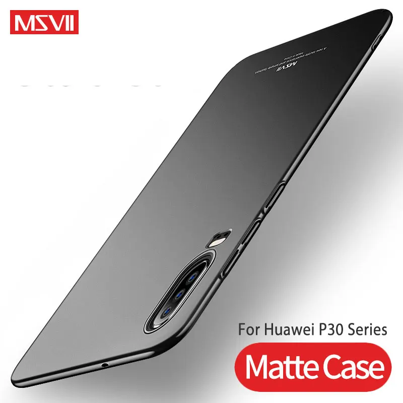 Huawei P30 Pro Чехол MSVII тонкий матовый чехол для huawei P 30 Lite Матовый Жесткий из