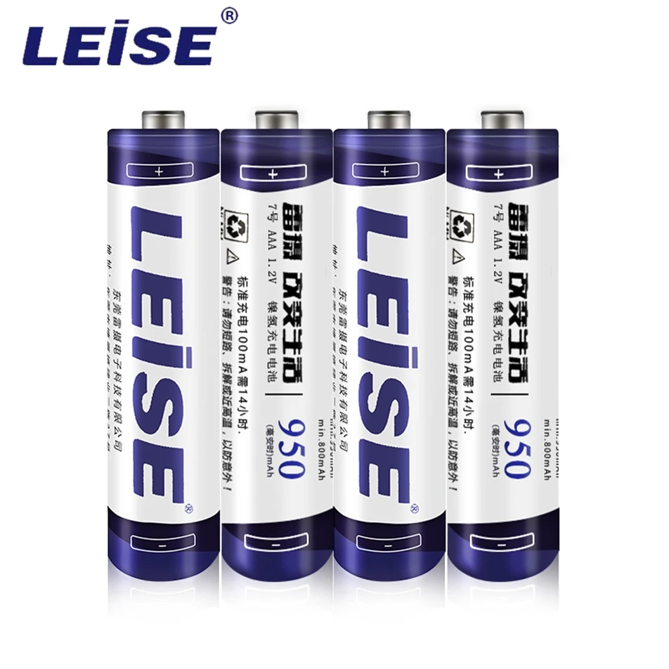 Leise Origin AAA 950mah аккумуляторная батарея 1 2 V nimh 3a с батарейным чехлом для бритвы часы