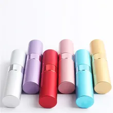 Ynzzio 8 мл пустой образец губная помада Форма стеклянная бутылка для духов роторный Тип спрей алюминиевая косметическая упаковка Parfum бутылка 1 шт