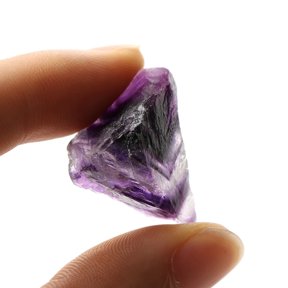 

1PC Natural Fluorite Quartz Crystal Stones Rough Polished fluorspar Gravel Specimen Home Decoration