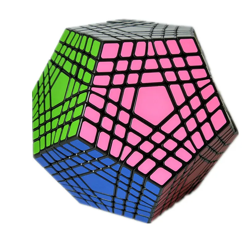 Shengshou 7x7x7 кубик Megaminx 7x7 Wumofang 7x7x7 Кубик Рубика для профессионалов куб додекаэдра Твист головоломки обучающие игрушки кубик рубика