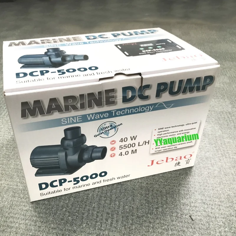 Насос для воды Jebao/Jecod DCP5000 DCP6500 с технологией синусоидальной волны Ультра тихий