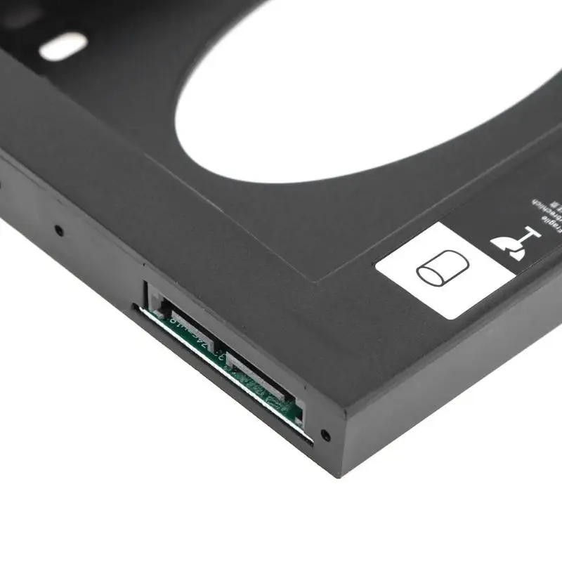 Полезный 23S1B HDD/SSD 2,5 дюймов двухканальный Оптический отсек для жесткого диска лоток для 12,7 мм ноутбука SATA I \ II \ III интерфейс