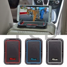 1set Car Styling Auto Accessories Fit For Ford Fiesta Focus Mondeo 3color Mobile Phone GPS Holder Anti Slip Pad Mat