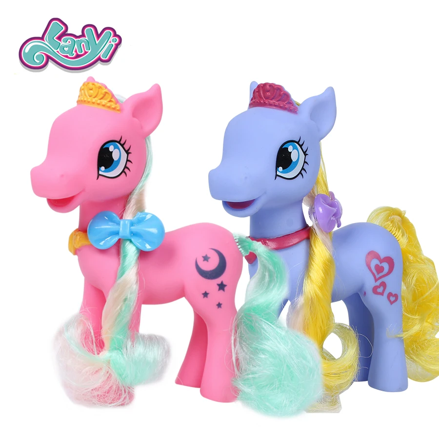 Lanyitoys оригинальная 5 дюймовая фигурка аниме my little ponies игрушки радуги маленькие