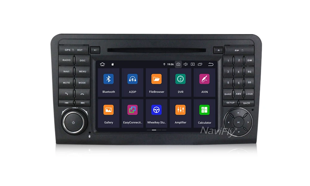 Sale Navifly Car Multimedia Video Player Navigation GPS Android 9.0 For Mercedes/Benz/ML ML350 L450 ML500/GL CLASS W164 GL320 GL350 16