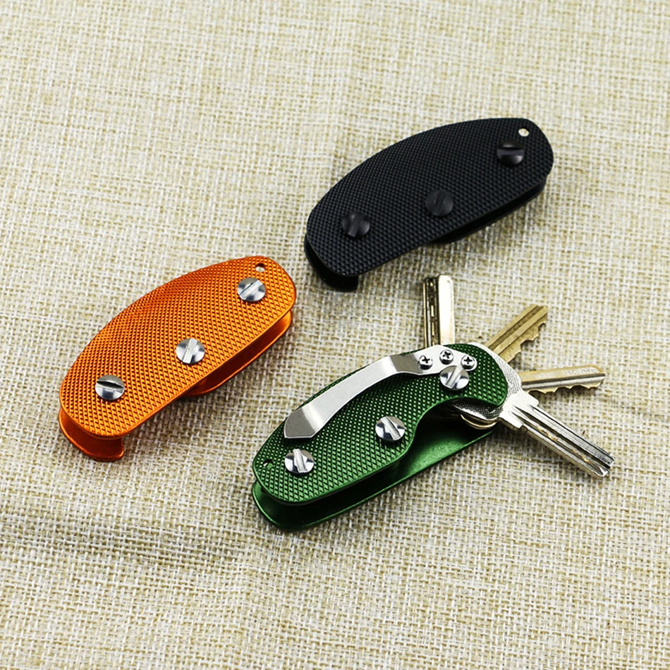 

Outdoor EDC tool aluminum alloy key clip multifunctional key clasp Creative Mini