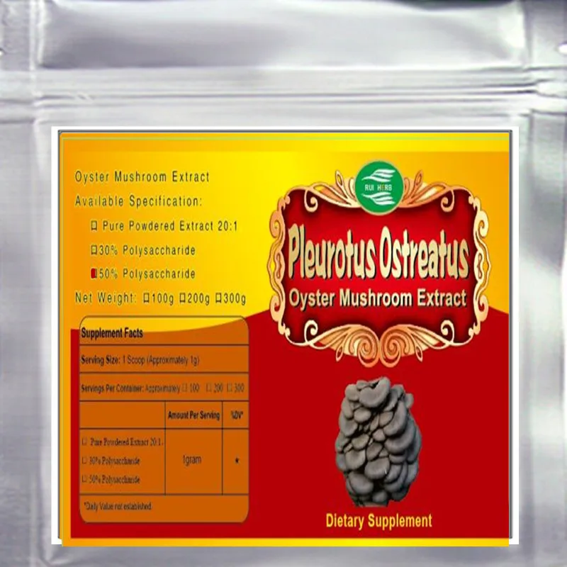 

300gram Mushroom Oyster Extract 50% Polysaccharide powder