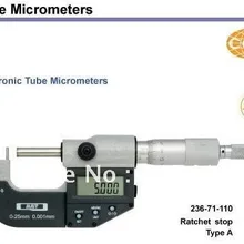 Наружный микрометр. Микрометры для труб. Микрометр толщины стенок с круглой головкой 0-". Тип A