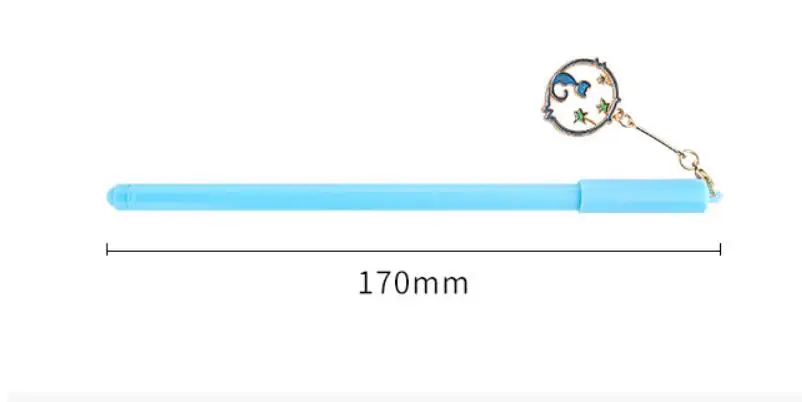 36 шт./лот, кулон в виде кошечки гелевая ручка Симпатичные 0,5 мм черные чернила ручки для подписи рекламных подарков Канцтовары письменные принадлежности расходные материалы