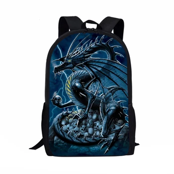 

THIKIN Wide Dinasour Printing Backpack Children Boys Cartoon Kids Bags Wholesale Student School Children Back Pack Girls Mochila