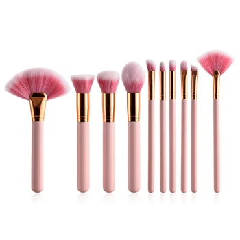 

4/10 Pcs Makeup Brushes Set Toiletry Tools Powder Eyeshadow Foundation Lip Brush Cosmetic Make Up Brush Kits For Women Tool
