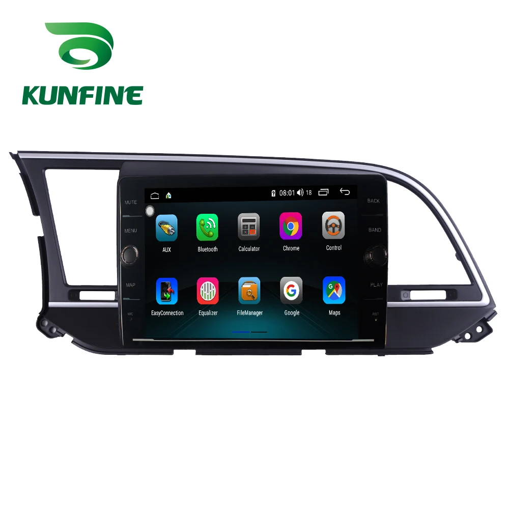 Cheap Octa Core 4GB RAM 64GB ROM Android 8.1 Car DVD GPS Player Deckless Car Stereo for Hyundai Elantra 2016 Radio Unit Wifi 4G 3