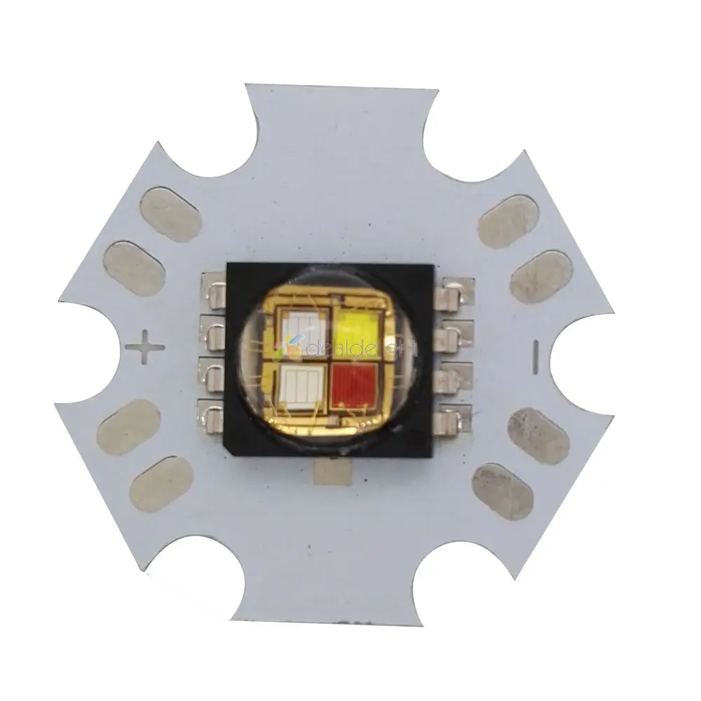 10 Вт Cree XLamp MC-E MCE RGBW RGB+ белый высокой мощности Светодиодный излучатель лампы, установленный на 20 мм Звезда PCB для сцены светильник
