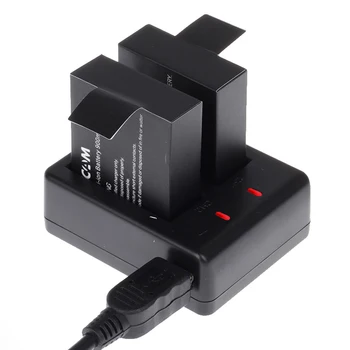 

MINI USB / MICRO USB dual SJ4000 Battery Charger for SJCAM SJ 4000 5000 wifi/air/SJ5000/SJ7000/M10/SJ9000 elite batteries