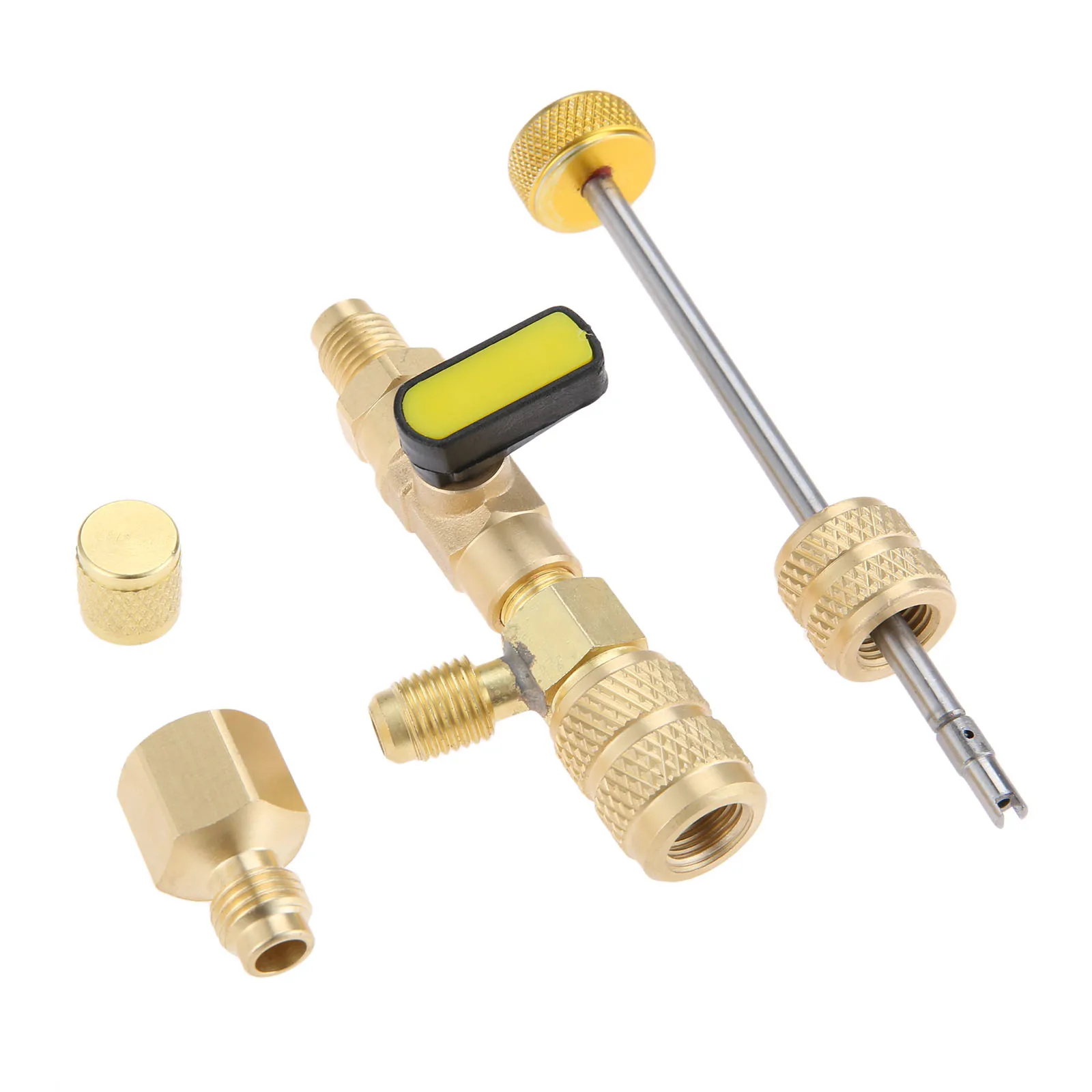 1 шт. R410A R22 двойной размер 1/4 &quotи 5/16&quot SAE порт HVAC клапан Core инструмент для удаления