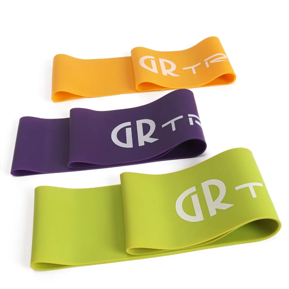 

Procircle Set of 3 Fitness Resistance Bands Pro Loop Rubber Bands Gym Equipment 7.5cm Width Perfect for Pilates Sport Training