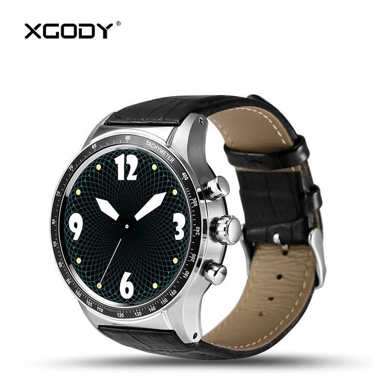 

XGODY Y3 Fashion 3G Phone Call Smart Watch with Sim Card Android 5.1 MTK Quad Core GPS Heart Rate Monitor Pedometer Smartwatch