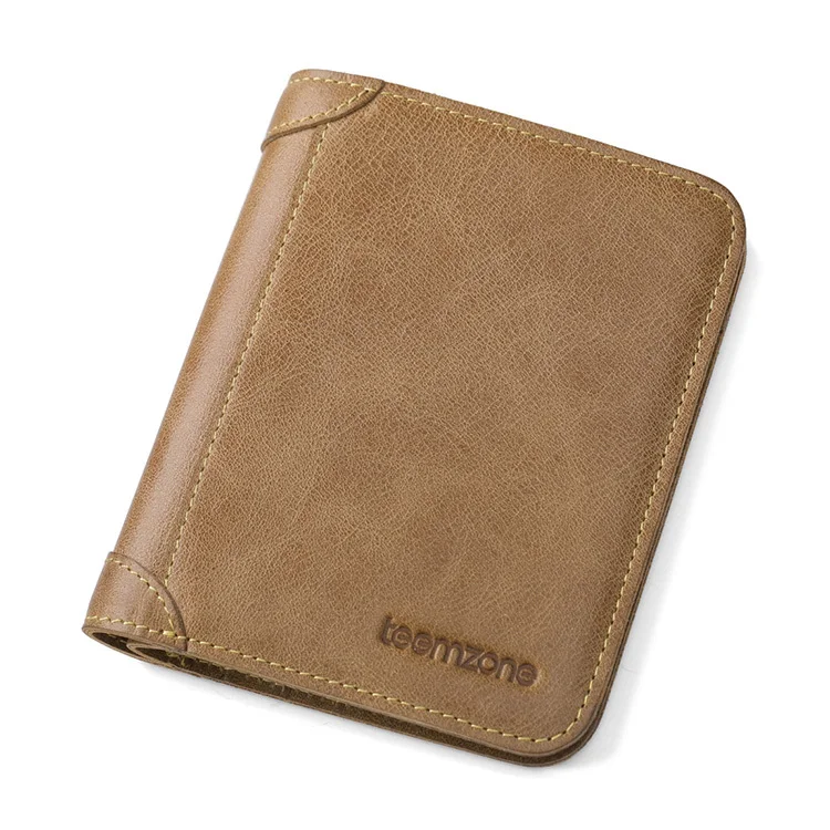 www.semadata.org : Buy teemzone Trend Design Men Leather Bifold Wallet Credit Card Holder Wallet ...