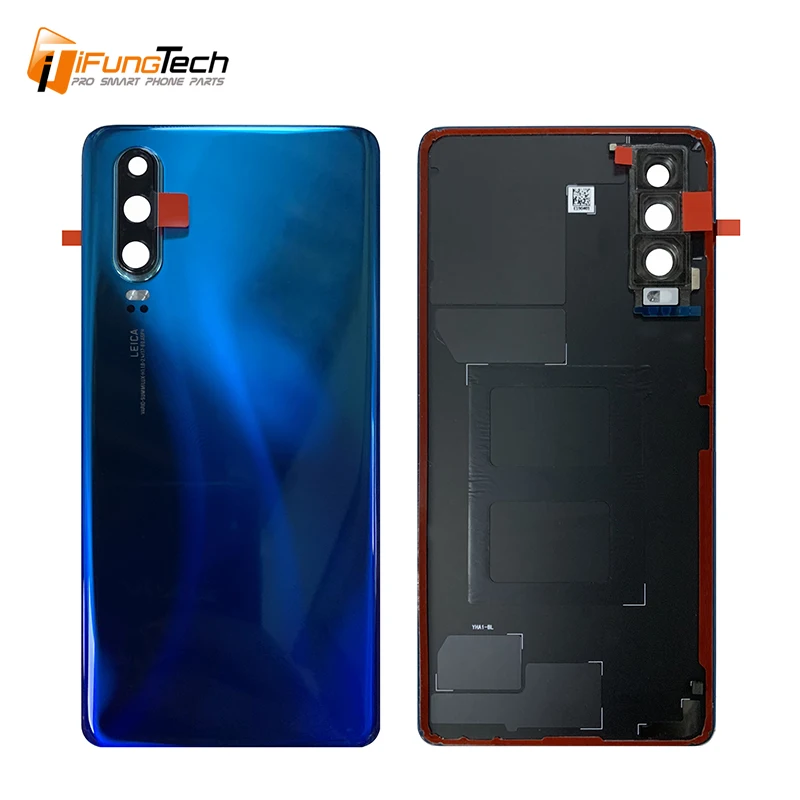 

Original Glass Battery Cover For Huawei P30 Rear Housing Back Case With Camera Lens+Logo+ Adhesive
