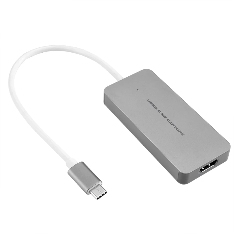 HDMI к type C USB 3,0 1080P ТВ-программы PC игра видео Захват карты рекордер для Macbook Windows Win10 потоковая трансляция в прямом эфире