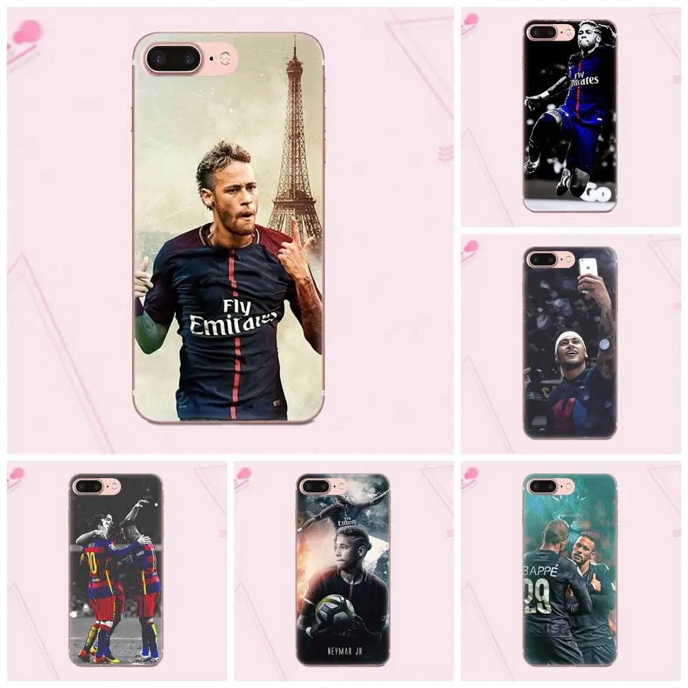 Neymar Jr Colourful Style For Galaxy Alpha Core Prime Note 4 5 8 S3 S4 S5 S6 S7 S8 S9 mini edge Plus