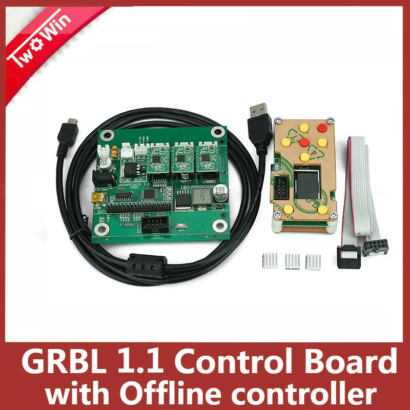 

GRBL 1.1 USB Port CNC Engraving Machine Control Board, 3 Axis Control,Laser Engraving Machine Board with Offline Controller